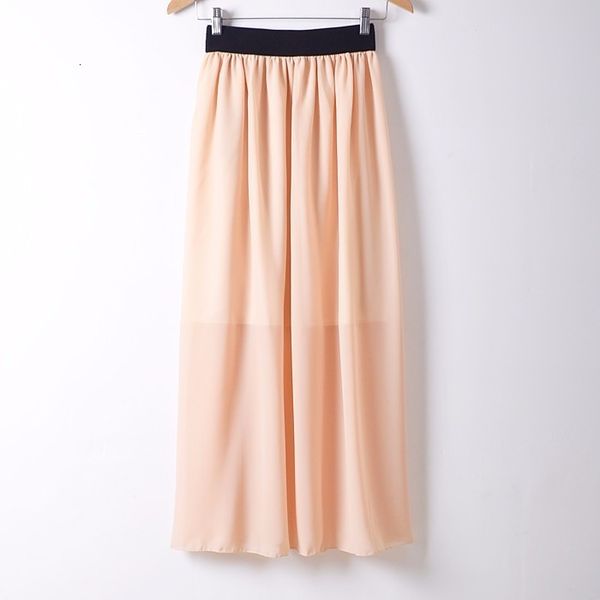 summer fashion bohemian double layer chiffon pleated elastic waist long maxi skirt drop shipping, Black
summer fashion bohemian double layer chiffon pleated elastic waist long maxi skirt drop shipping, Black