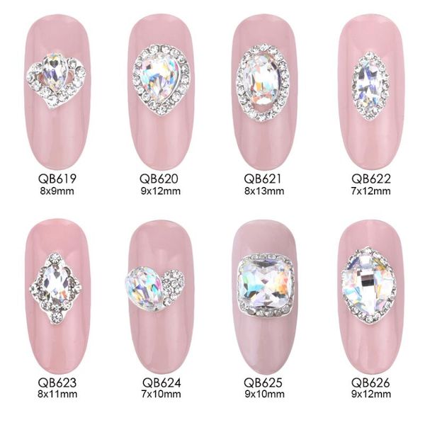 10pcs crystal strass nail art stones alloy 3d decorations sparkle charms rhinestones for designer jewelry accessories, Silver;gold
10pcs crystal strass nail art stones alloy 3d decorations sparkle charms rhinestones for designer jewelry accessories, Silver;gold