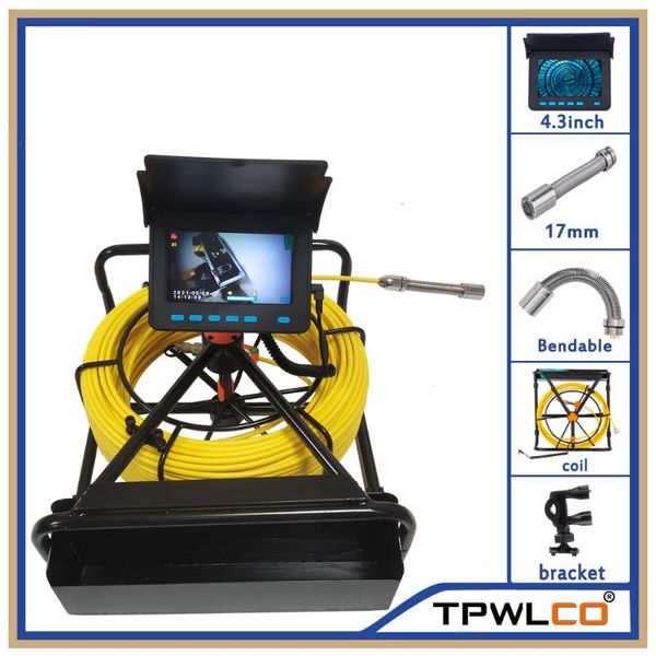 cameras drain pipe sewer inspection camera with 10m to 50m working cable, 4.3inches lcd, video recording function
cameras drain pipe sewer inspection camera with 10m to 50m working cable, 4.3inches lcd, video recording function