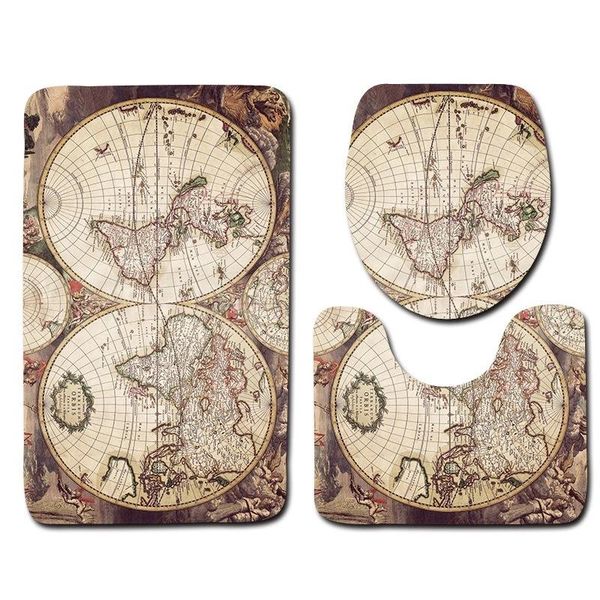 bath mats three-piece floor mat carpet bathroom 3-piece set door mat, toilet cover, u-shaped home decoration
bath mats three-piece floor mat carpet bathroom 3-piece set door mat, toilet cover, u-shaped home decoration