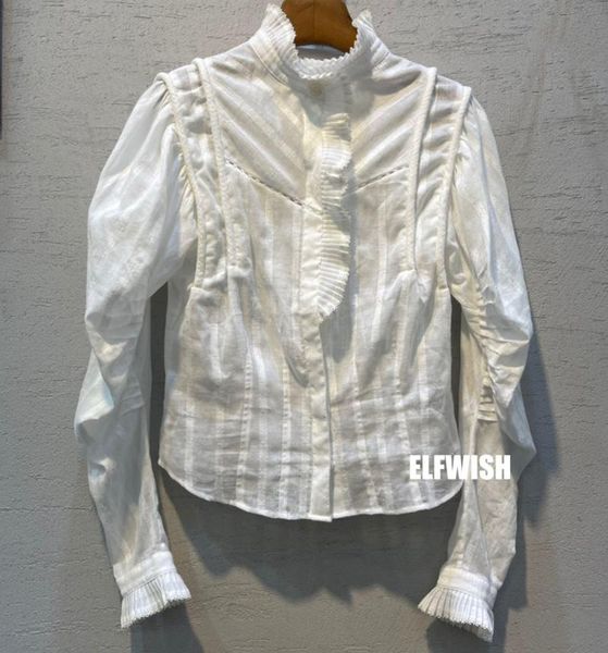 women's blouses & shirts womens white shirt frilled collar ruffled front long puff sleeves fashion blouse 2022 autumn
women's blouses & shirts womens white shirt frilled collar ruffled front long puff sleeves fashion blouse 2022 autumn