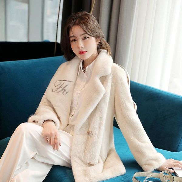 women's fur & faux haining factory straight crown velvet level the sable female mink coat, Black
women's fur & faux haining factory straight crown velvet level the sable female mink coat, Black