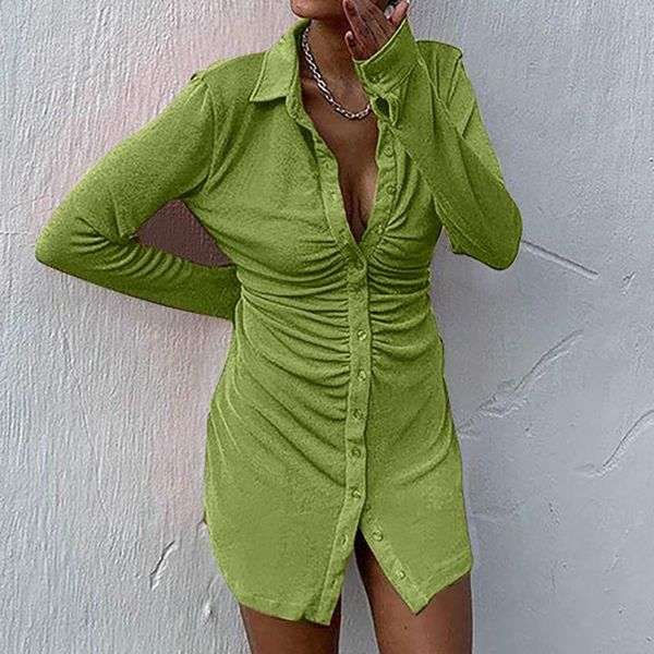 casual dresses basic design flannel pleated bodycon women enegant party street long sleeve mini dress female 2021 vestidos, Black;gray
casual dresses basic design flannel pleated bodycon women enegant party street long sleeve mini dress female 2021 vestidos, Black;gray