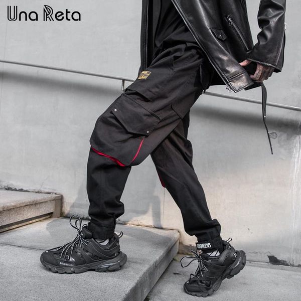 men's pants una reta men autumn winter casual joggers hip hop side spell color pocket cargo trousers man streetwear, Black
men's pants una reta men autumn winter casual joggers hip hop side spell color pocket cargo trousers man streetwear, Black