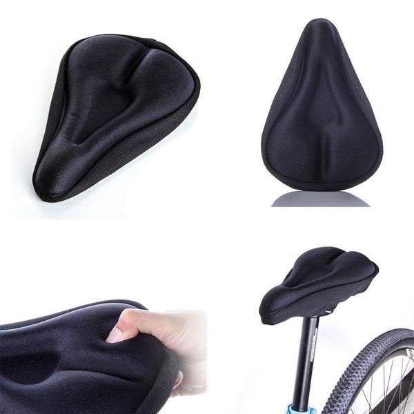 bike saddles bicycle extra comfort soft eva foam seat saddle cushion cover - black 
bike saddles bicycle extra comfort soft eva foam seat saddle cushion cover - black