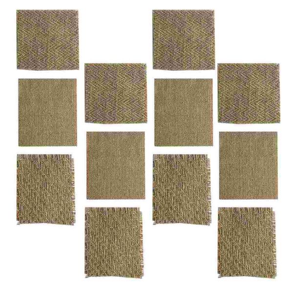 mats & pads 1 set 12pcs square linen coasters cup aromatic candle home decor (khaki)
mats & pads 1 set 12pcs square linen coasters cup aromatic candle home decor (khaki)