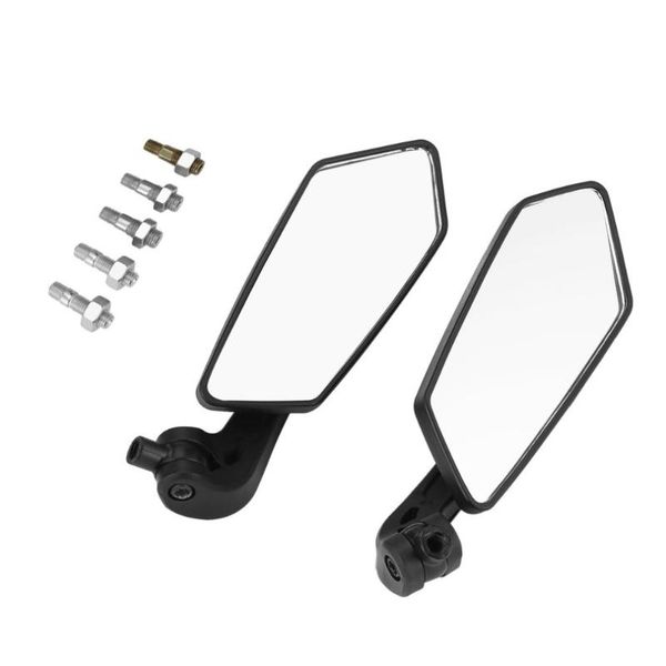 motorcycle mirrors 1 pair black folding adjustable rearview and side view mirror motorbike scooter hand bar part accessory
motorcycle mirrors 1 pair black folding adjustable rearview and side view mirror motorbike scooter hand bar part accessory
