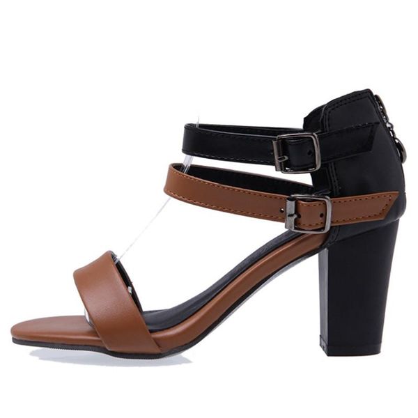 dress shoes chunky block high heels women sandals double buckle strap mix-color woman summer oversize big plus size 44 45 shoe, Black
dress shoes chunky block high heels women sandals double buckle strap mix-color woman summer oversize big plus size 44 45 shoe, Black