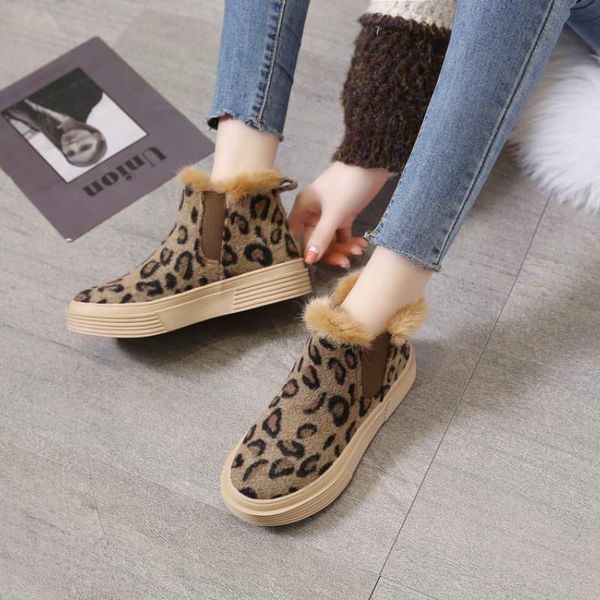 boots winter ankle for women platform leopard print designers chunky plus velvet warm women's boot shoes woman 2021, Black
boots winter ankle for women platform leopard print designers chunky plus velvet warm women's boot shoes woman 2021, Black