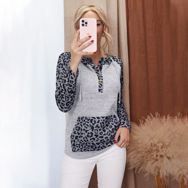 women's hoodies & sweatshirts leopard print long sleeve hoodie, Black
women's hoodies & sweatshirts leopard print long sleeve hoodie, Black