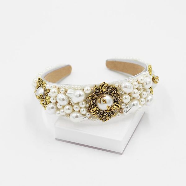 hair clips & barrettes prom fashion headband baroque big pearl geometric metal flower personality ladies 849, Golden;silver
hair clips & barrettes prom fashion headband baroque big pearl geometric metal flower personality ladies 849, Golden;silver