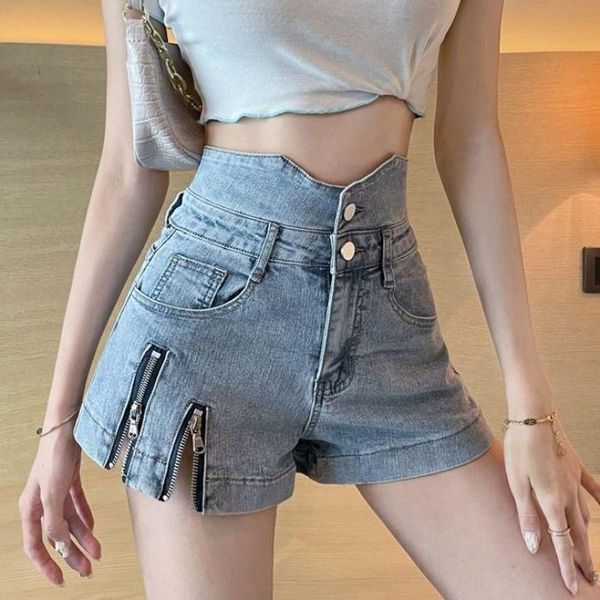 women's jeans korean style design personality zipper high waist 2021 summer straight pants versatile fashion shorts for women, Blue
women's jeans korean style design personality zipper high waist 2021 summer straight pants versatile fashion shorts for women, Blue