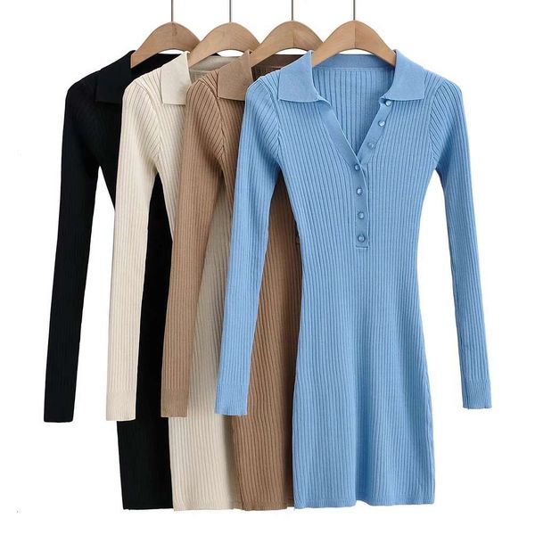 hip wrap one-step skirt style fashion polo collar knitted long sleeve jumpsuit, Black;gray
hip wrap one-step skirt style fashion polo collar knitted long sleeve jumpsuit, Black;gray