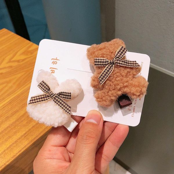 hair accessories autumn winter milk tea color teddy bear hairpin lamb edge clip mink towel ring coffee string rubber band, Slivery;white
hair accessories autumn winter milk tea color teddy bear hairpin lamb edge clip mink towel ring coffee string rubber band, Slivery;white