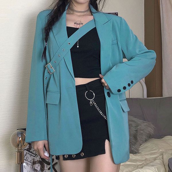 Fashion Korean Solid Long Basic Jacket Buttons Loose Elegant Autumn Winter Coat Female Jackets with Belt Outwear 2020, Black;brown
Fashion Korean Solid Long Basic Jacket Buttons Loose Elegant Autumn Winter Coat Female Jackets with Belt Outwear 2020, Black;brown