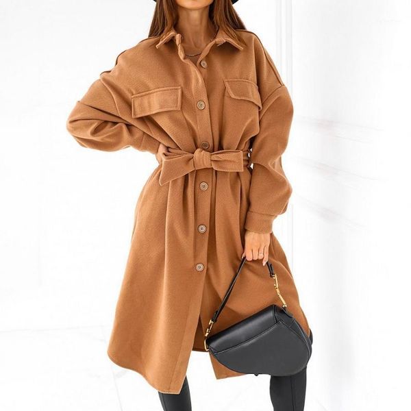women's jackets long-sleeved button belt solid woolen coat short dress women streetwear jacket clothing single buckle autumn winter out, Black;brown
women's jackets long-sleeved button belt solid woolen coat short dress women streetwear jacket clothing single buckle autumn winter out, Black;brown