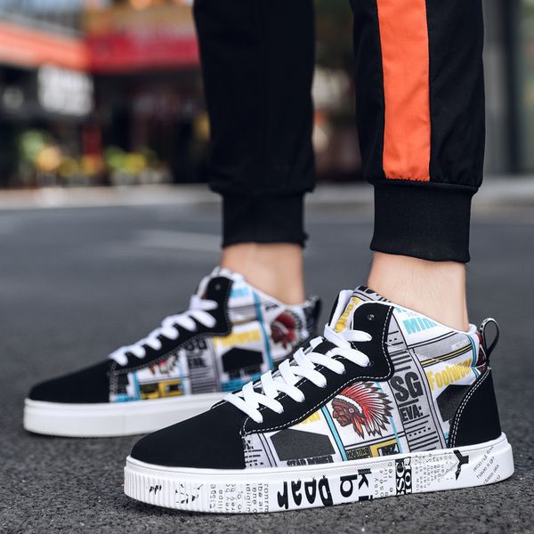 brand fashion graffiti painting comfortable fabric casual shoes men plus size 46 flat high sneakers men espadrilles hombre
brand fashion graffiti painting comfortable fabric casual shoes men plus size 46 flat high sneakers men espadrilles hombre