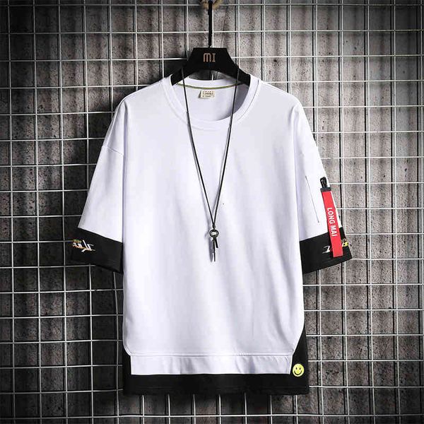 men's t-shirts summer tshirt men fashion white ribbon solid 100% cotton short-sleeved t-shirts tee male drop n1g, White;black
men's t-shirts summer tshirt men fashion white ribbon solid 100% cotton short-sleeved t-shirts tee male drop n1g, White;black