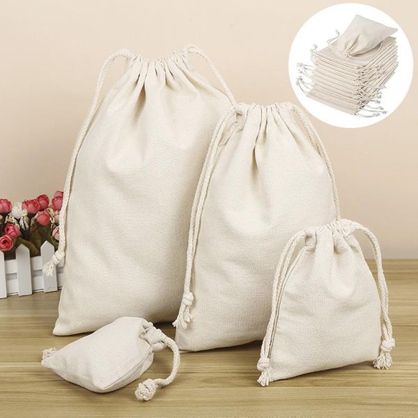 reusable cotton drawstring gift bag for wedding christmas use sachet storage charms jewelry packaging linen multi size bags
reusable cotton drawstring gift bag for wedding christmas use sachet storage charms jewelry packaging linen multi size bags