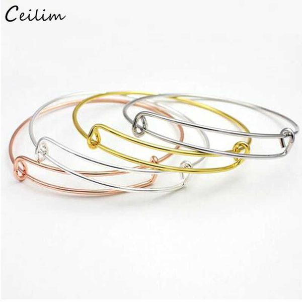lot 10pcs wholesale expandable wire bracelets bangles for women kids 50/58/65mm diy jewelry making chic q0719, Black
lot 10pcs wholesale expandable wire bracelets bangles for women kids 50/58/65mm diy jewelry making chic q0719, Black