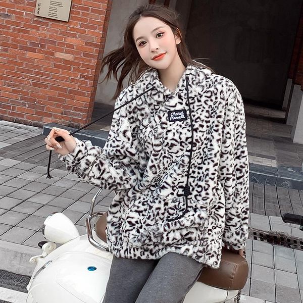 women's hoodies & sweatshirts leopard sweatshirt women up turtleneck pullovers streetwear hooded hoodie casual baggy autumn 2021, Black
women's hoodies & sweatshirts leopard sweatshirt women up turtleneck pullovers streetwear hooded hoodie casual baggy autumn 2021, Black