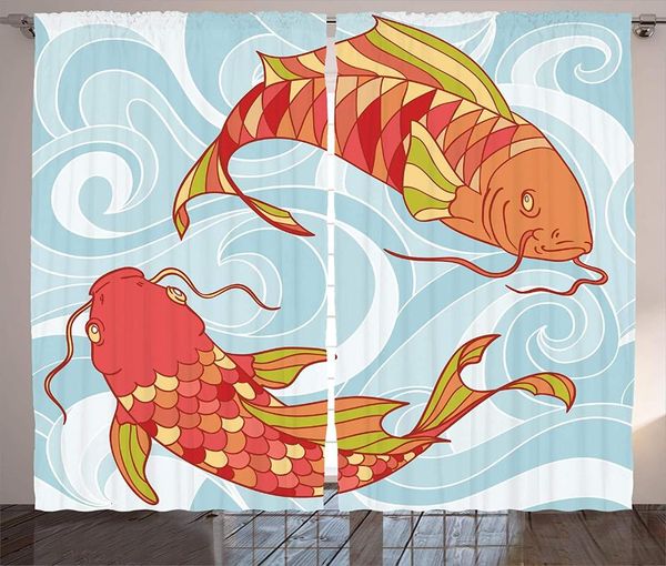 curtain & drapes koi fish curtains hand drawn colorful and swirled sea waves japanese oriental art design living room bedroom window
curtain & drapes koi fish curtains hand drawn colorful and swirled sea waves japanese oriental art design living room bedroom window