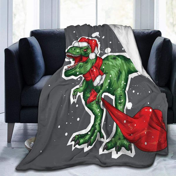 Christmas Dinosaur Flannel Fleece Throw Blanket Living Room/Bedroom/Sofa Couch Warm Soft Bed Blanket for Kids Adults All Season
Christmas Dinosaur Flannel Fleece Throw Blanket Living Room/Bedroom/Sofa Couch Warm Soft Bed Blanket for Kids Adults All Season