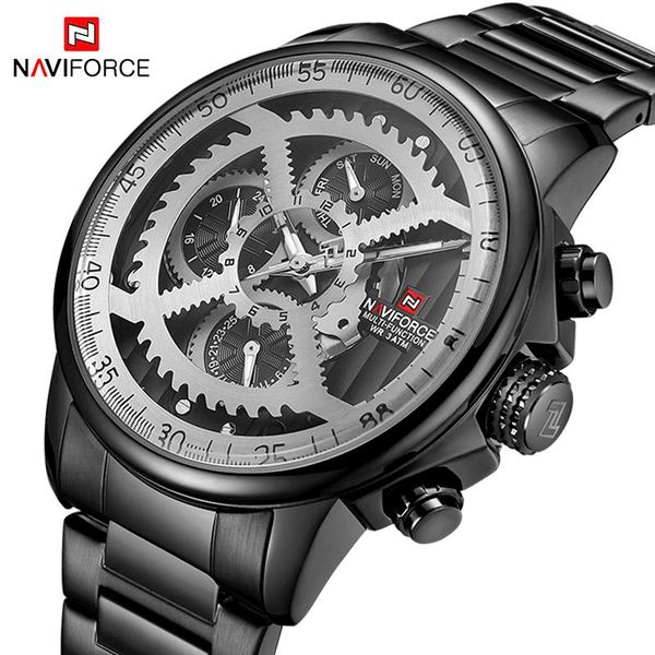 wristwatches naviforce men's watch sport creative quartz wristwatch male steel strap waterproof clock watches relogio masculino, Slivery;brown
wristwatches naviforce men's watch sport creative quartz wristwatch male steel strap waterproof clock watches relogio masculino, Slivery;brown
