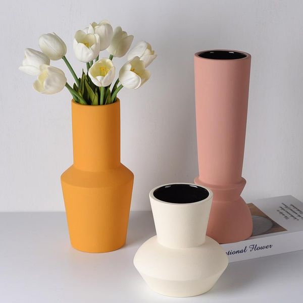 simple and colorful ceramic vase decoration fresh flowers dried flower arrangement model room home soft decorations vases
simple and colorful ceramic vase decoration fresh flowers dried flower arrangement model room home soft decorations vases