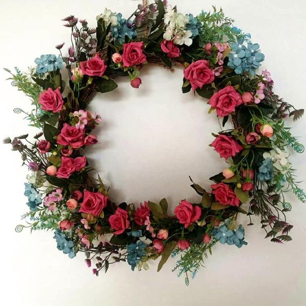 decorative flowers & wreaths thanksgiving artificial wreath lintel simulation rose doors decorated christmas flower garland ornaments round-
decorative flowers & wreaths thanksgiving artificial wreath lintel simulation rose doors decorated christmas flower garland ornaments round-
