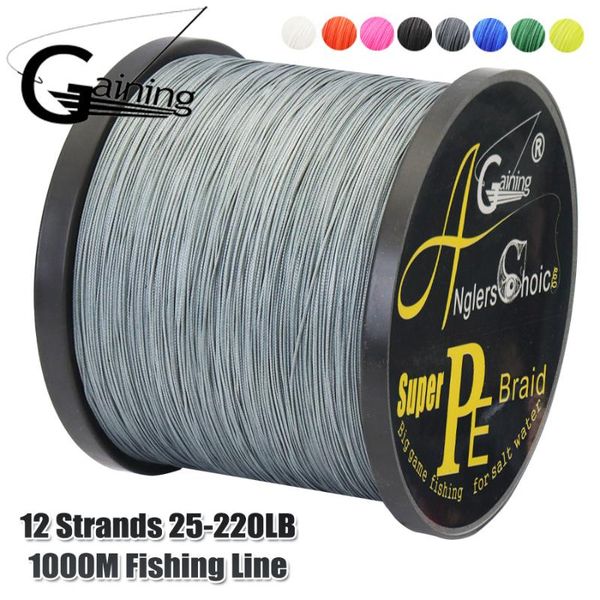 strands 1000m pe braided fishing line 25lb-220lb multifilament smooth for saltwater/freshwater braid
strands 1000m pe braided fishing line 25lb-220lb multifilament smooth for saltwater/freshwater braid