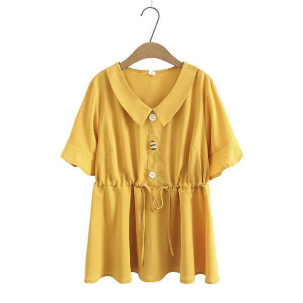 women's blouses & shirts plus size xl-4xl black yellow chiffon women short sleeve ol blouse simple elegant officewear blusas, White
women's blouses & shirts plus size xl-4xl black yellow chiffon women short sleeve ol blouse simple elegant officewear blusas, White