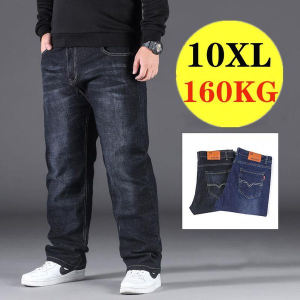 men's jeans oversize men loose trousers breathable straight plus fat pants mens clothing streetwear trend brand casual 10xl, Blue
men's jeans oversize men loose trousers breathable straight plus fat pants mens clothing streetwear trend brand casual 10xl, Blue