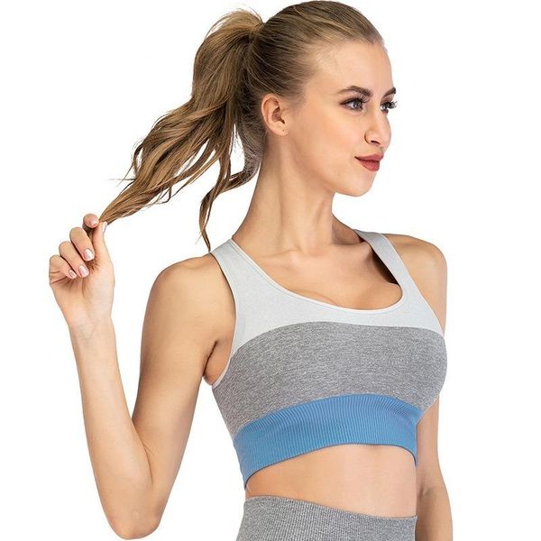 seamless color matching yoga fitness bra beauty back hollowing exercise crop running casual plus size comfy sportswear gym clothing, White;black
seamless color matching yoga fitness bra beauty back hollowing exercise crop running casual plus size comfy sportswear gym clothing, White;black