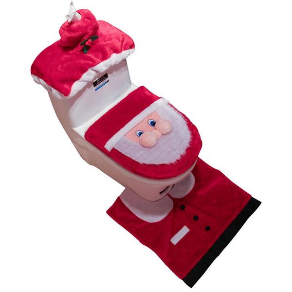christmas toilet seat cover set thicken velvet decorations bathroom closestool case mat covers
christmas toilet seat cover set thicken velvet decorations bathroom closestool case mat covers