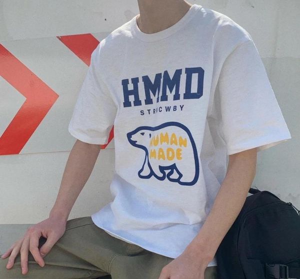 men's t-shirts human made t-shirt men women couples loose oversized simple black white round neck cotton short sleeves, White;black
men's t-shirts human made t-shirt men women couples loose oversized simple black white round neck cotton short sleeves, White;black