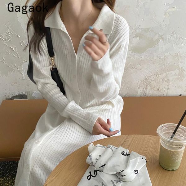 casual dresses gagaok office lady straight knitted women dress 2021 spring autumn solid empire lapel loose chic stretch wild vestidos k4035, Black;gray
casual dresses gagaok office lady straight knitted women dress 2021 spring autumn solid empire lapel loose chic stretch wild vestidos k4035, Black;gray