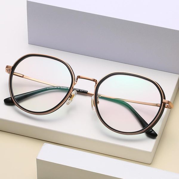 reven jate 3094 pure titanium glasses frame men retro round prescription eyeglasses women vintage myopia optical eyewear fashion sunglasses, Black
reven jate 3094 pure titanium glasses frame men retro round prescription eyeglasses women vintage myopia optical eyewear fashion sunglasses, Black