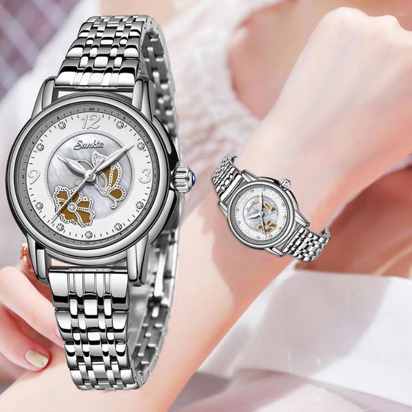 wristwatches 2021 sunkta lady watch women dress fashion rose gold quartz watches female stainless steel, Slivery;brown
wristwatches 2021 sunkta lady watch women dress fashion rose gold quartz watches female stainless steel, Slivery;brown