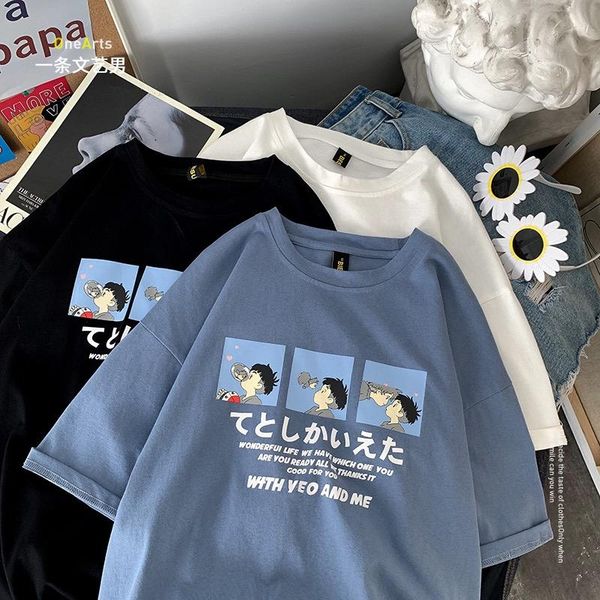 men's t-shirts anime things japanese streetwear harajuku o-neck clothes summer manga soft for tees loose fashion hip hop men women t-sh, White;black
men's t-shirts anime things japanese streetwear harajuku o-neck clothes summer manga soft for tees loose fashion hip hop men women t-sh, White;black