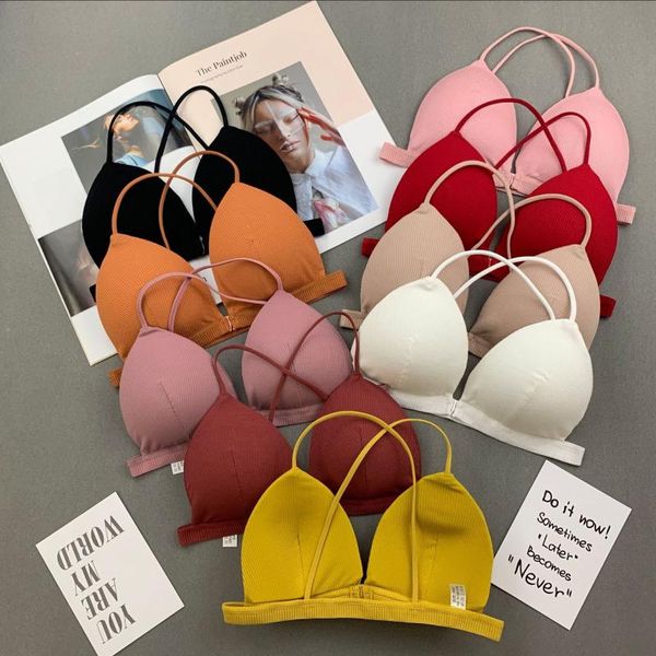 bustiers & corsets women thread beautiful back bras solid simple fashion front deduction wireless soft breathable lingerie, Black;white
bustiers & corsets women thread beautiful back bras solid simple fashion front deduction wireless soft breathable lingerie, Black;white