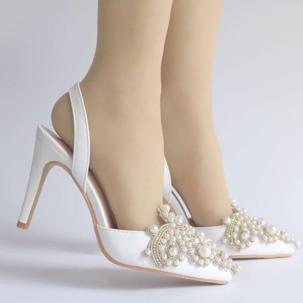 sandals summer women pumps high heels lace pearl elegant heeled pointed slingbacks wedding party dress rhinestone courtesy shoes, Black
sandals summer women pumps high heels lace pearl elegant heeled pointed slingbacks wedding party dress rhinestone courtesy shoes, Black