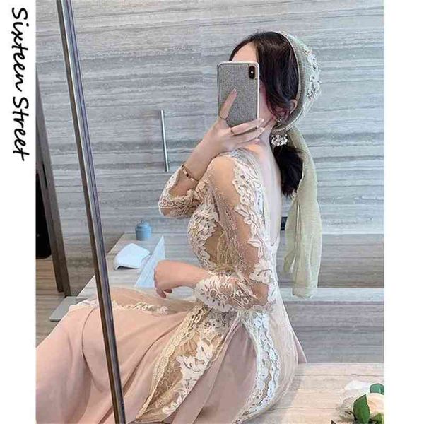 backless lace dress woman spring autumn long sleeve elegant seaside female vintage maxi vestido clothing 210603, Black;gray
backless lace dress woman spring autumn long sleeve elegant seaside female vintage maxi vestido clothing 210603, Black;gray