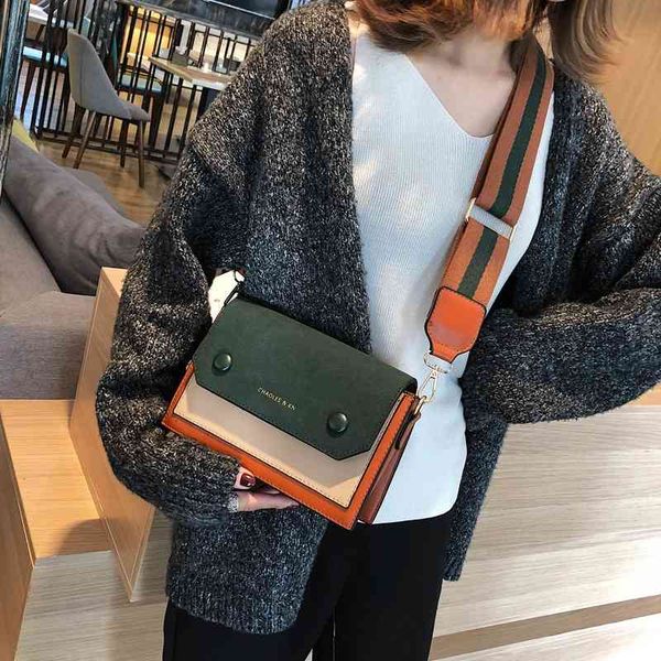 frosted leather small square bag versatile single shoulder broadband messenger women's, Black;red
frosted leather small square bag versatile single shoulder broadband messenger women's, Black;red