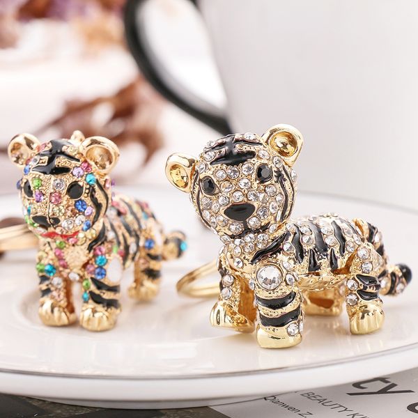 cute tiger shape keychain crystal fashionable car accessories gift key phone bag charm 211800, Silver
cute tiger shape keychain crystal fashionable car accessories gift key phone bag charm 211800, Silver