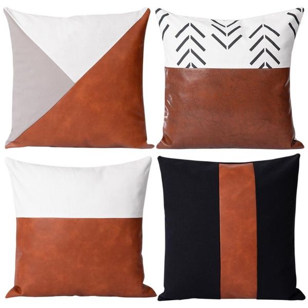 pillow case pu leather pillowcases decorative home decoration cushions covers for sofa bed car seat cover waterproof throw pillows
pillow case pu leather pillowcases decorative home decoration cushions covers for sofa bed car seat cover waterproof throw pillows