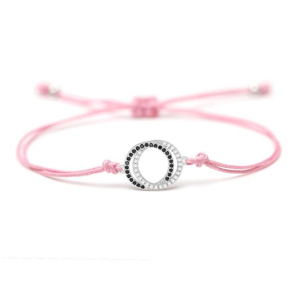 charm bracelets white black zircon crystal double linked circle women men slide knot adjustable pink red string jewelry, Golden;silver
charm bracelets white black zircon crystal double linked circle women men slide knot adjustable pink red string jewelry, Golden;silver