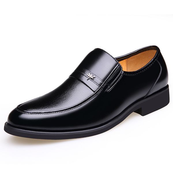 dress shoes breathable for men large size slip on work boot increased old guy shoe zy761, Black
dress shoes breathable for men large size slip on work boot increased old guy shoe zy761, Black