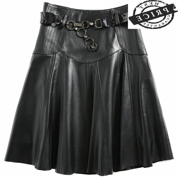 skirts genuine leather womens saia midi skirt plus size pleated sheepskin spring faldas mujer moda 2021 lwl1a23, Black
skirts genuine leather womens saia midi skirt plus size pleated sheepskin spring faldas mujer moda 2021 lwl1a23, Black
