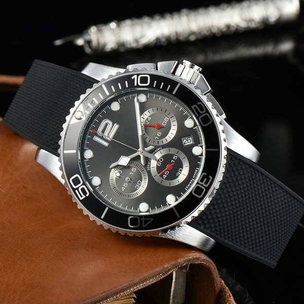mens watch all dial work quartz movement watches satch rubber strap stainless steel case wristwatch for men lifestyle waterproof montre de l, Slivery;brown
mens watch all dial work quartz movement watches satch rubber strap stainless steel case wristwatch for men lifestyle waterproof montre de l, Slivery;brown